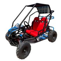 Mini Buggy 2 Assentos Gasolina 110CC 4 Tempos Criança e Adolecente Azul Importway Iwbug-110 Az Mini Buggy 2 Assentos Gasolina 110CC 4 Tempos Criança e Adolecente Azul Importway Iwbug-110 Az