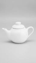 Mini Bule Porcelana Branca 250ml Café Chá Pequeno