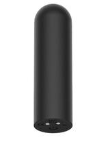 Mini bullet super potente recarregável - preto - 10 modos de vibração