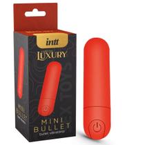 Mini Bullet Vermelho Recarregável com 10 Modos de Vibração Mini Bullet Vermelho Recarregável com 10 Modos de Vibração