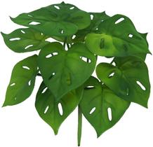 Mini Buque Planta Real Costela de adão 12 folhas 25cm