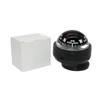 Mini Bússola De Navegação Preta Para Carro, Equipamento De Acampamento, Bola Guia Pequena Para