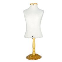 Mini Busto Pequeno com Pedestal Para Biju Cores Diversas:Cru
