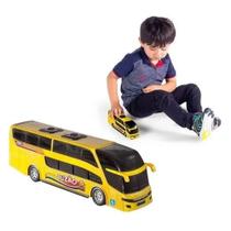 Mini Buzão Miniatura de Onibus de 24cm