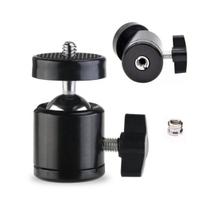 Mini Cabeça Ballhead 360 Articulado 1/4 3/8 Para Ring Light Mini Cabeça Ballhead 360 Articulado 1/4 3/8 Para Ring Light