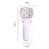 Mini Cabine Lanterna Portátil 5 Led Uv Secagem Gel Sem Fioq5