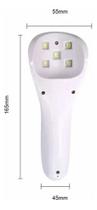 Mini Cabine Lanterna Portátil 5 Led Uv Secagem Gel Sem Fioq5