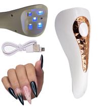 Mini Cabine Led Uv Portátil Secagem Unhas Gel Esmalte Mãos