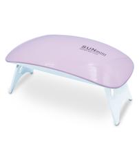 Mini Cabine Led/uv Sun Mini Portátil 6w Bivolt 110v - 220v Unhas Gel Rosa