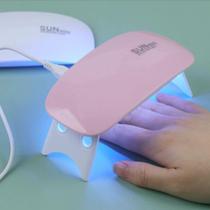 Mini Cabine Portatil Led UV Seca Rapido Unha Gel dobravel bivolt