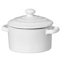 Mini Caçarola em Cerâmica Branca 250ml Mini Caçarola em Cerâmica Branca 250ml