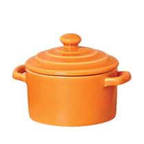 Mini Caçarola em Cerâmica Laranja 250ml