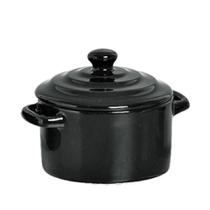 Mini Caçarola em Cerâmica Preto 250ml