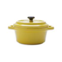 Mini cacarola porcelana black lid amarela 13cm 150ml wolff