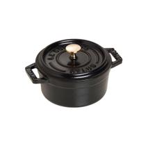 Mini Caçarola Redonda 10 cm Preta de Ferro Fundido - Staub