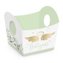 Mini Cachepot - Festa Batizado 2 - 10 unidades - Cromus - Rizzo Festas