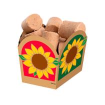 Mini Cachepot Festa Junina - Sertão - 8 unidades - Festcolor - Rizzo Mini Cachepot Festa Junina - Sertão - 8 unidades - Festcolor - Rizzo