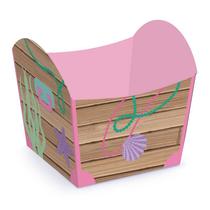 Mini Cachepot Festa Sereia - 10 unidades - Cromus - Rizzo Festas