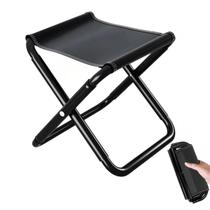 Mini Cadeira Dobrável Banco Portátil De Pesca Camping Filas