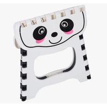 Mini Cadeira Dobrável Panda com Boné