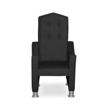 Mini Cadeira Poltrona Infantil Troninho Decorativa Suede Preto Mini Cadeira Poltrona Infantil Troninho Decorativa Suede Preto