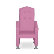Mini Cadeira Poltrona Infantil Troninho Decorativa Suede Rose Mini Cadeira Poltrona Infantil Troninho Decorativa Suede Rose