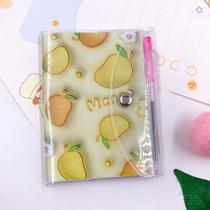 Mini Caderninho de Anotações Frutinhas com Mini Caneta Colorida