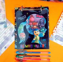 Mini Caderno Argolado 2 argolas 80 Folhas vertical Divertidamente Disney Mini Caderno Argolado 2 argolas 80 Folhas vertical Divertidamente Disney