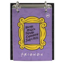 Mini Caderno Argolado Com Fichas Friends Dac