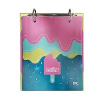 Mini Caderno Argolado com Fichas - Hello DAC