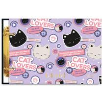 Mini Caderno Argolado Cute Cat 50 Folhas CADERSIL Mini Caderno Argolado Cute Cat 50 Folhas CADERSIL