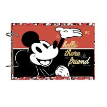 Mini Caderno Argolado Mickey Mouse Fichas 80 Folhas