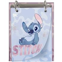 Mini Caderno Argolado Stitch Com Fichas 80 Folhas