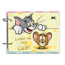 Mini caderno argolado tom&jerry