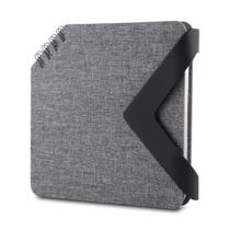 Mini Caderno com Fecho Magnético 70 Folhas Pautadas Cinza Mini Caderno com Fecho Magnético 70 Folhas Pautadas Cinza