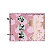 Mini Caderno Fichário Argolado Minnie Porta Fichas Anotações