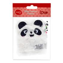 Mini Caderno Love Fantasy + Mini Caneta 4 cores Molin - Panda