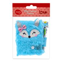 Mini Caderno Love Fantasy + Mini Caneta 4 cores Molin - Raposa Mini Caderno Love Fantasy + Mini Caneta 4 cores Molin - Raposa