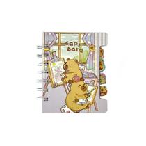 Mini Caderno Para Anotações Capybara Divertida Com Divisórias Kawaii Mini Caderno Para Anotações Capybara Divertida Com Divisórias Kawaii