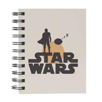 Mini Caderno Star Wars Mandalorian Capa Dura 80 Páginas