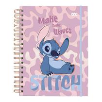 Mini Caderno Stich Smart Espiral com 10 Divisórias 80 Folhas Reposicionáveis DAC Material Escolar