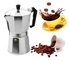 Mini Cafeteira Café Coado S/ Filtro Italiana Expresso alumínio