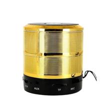 Mini Caixa Caixinha De Som 887 Portátil Recarregavel Bluetooth com Rádio FM SD USB