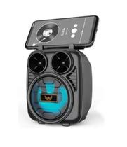 Mini Caixa Caixinha De Som Bluetooth Auto Falante Speaker Cor Azul-vermelha-preta