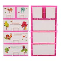 Mini caixa de armazenamento Dollhouse Closet Wardrobe Cabinet Zerodis