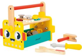 Mini Caixa De Ferramentas Robô Brinquedo Infantil em Madeira Monta Desmonta com 28 Peças Mini Caixa De Ferramentas Robô Brinquedo Infantil em Madeira Monta Desmonta com 28 Peças