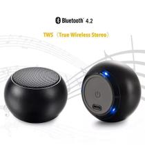 Mini Caixa De Som 3w Com Bluetooth Preta Feitun