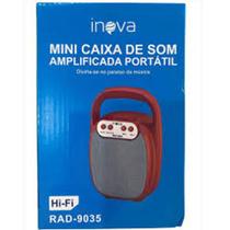 Mini Caixa de Som Aplificada Portatil Inova