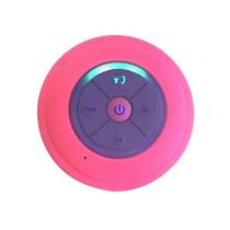 Mini Caixa De Som Bluetooth A Prova D'Agua Rosa