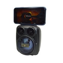 Mini Caixa de Som, Bluetooth, Amplificada Portátil Recarregável Rádio FM apoio Celular preta- Inova